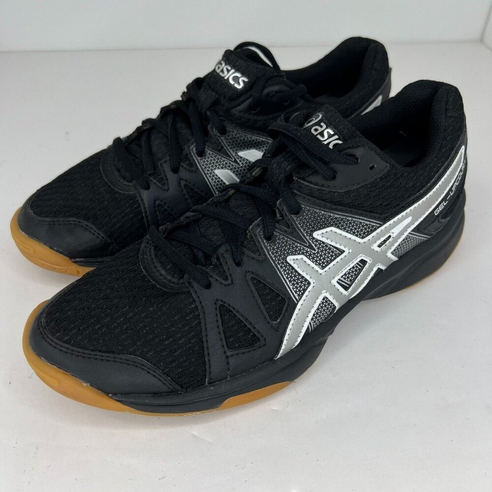 Asics Black Silver Gum Court Sneakers